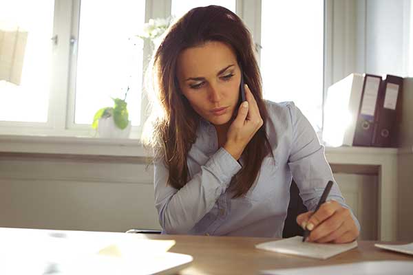 Woman on Phone